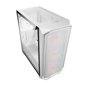 INVASION H1 Black White MATX Casing